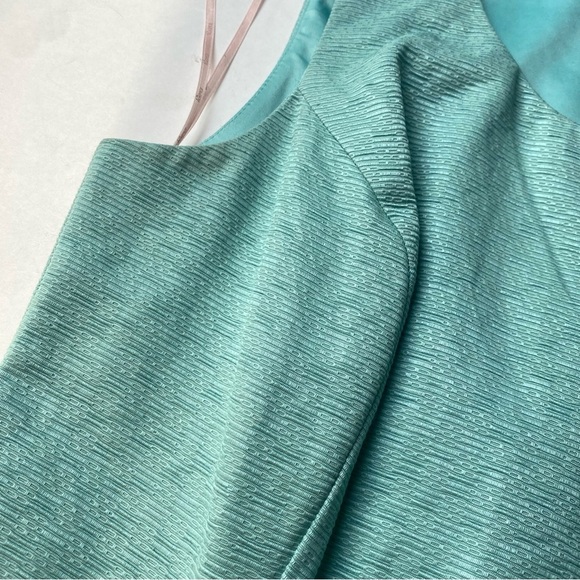 Love21 women’s Mini‎ Dress Size S Seafoam Green zipper sleeveless pre owned - Picture 16 of 16